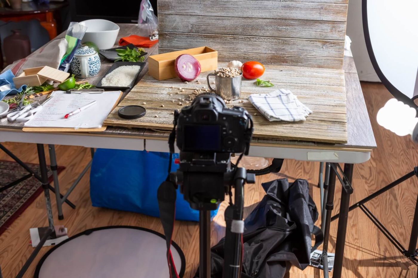 Artikel wird fotografiert